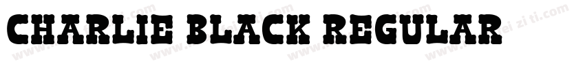 Charlie Black Regular字体转换